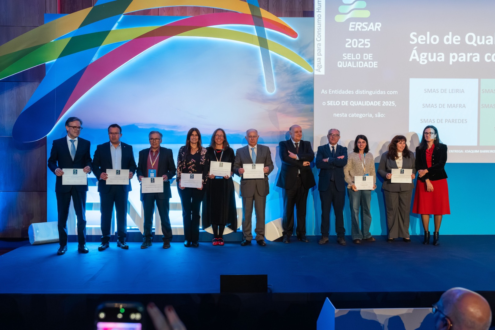 Atribui&ccedil;&atilde;o do Selo ERSAR 2025 aos SMAS de Torres Vedras